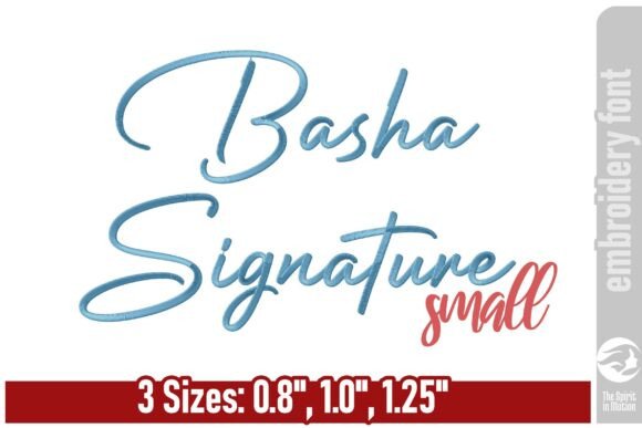 Basha Signature Font - Small